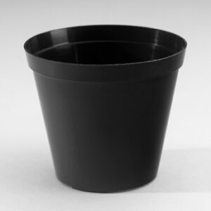 7.5cm Pot Black